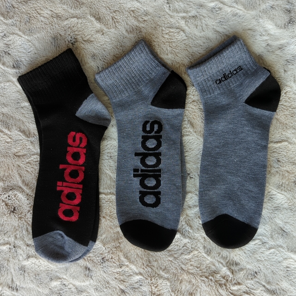 adidas Quarter Socks 3 Pairs